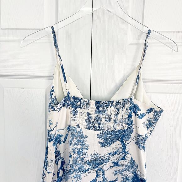 Gianni Bini French Toile A-line Tiered Maxi Dress - Picture 9 of 10